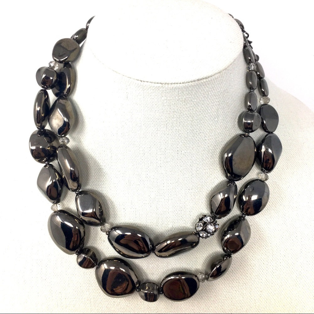 20” Chico’s Gunmetal tone Graduated Strands